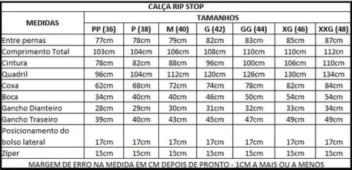 Farda Multiproposito Rip Stop Novo Camuflado Fuzileiro naval 